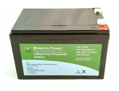 BOATZON | Bioenno Power 12V 12Ah LFP Battery ABS BLF1212AS 2024