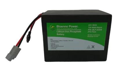 BOATZON | Bioenno Power 24V 30Ah LFP Battery PVC BLF2430A 2024