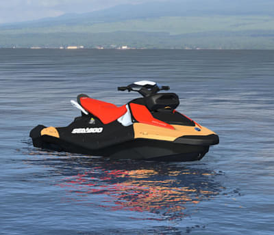 BOATZON | BRP SEA-DOO 3UP SPARK WSOUND CONV SUNRISE ORANGEDRAGON RED 2024