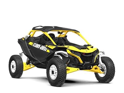 BOATZON | Can-Am® Maverick R X RS with SmartShox Carbon Black  Neo Yellow 2024