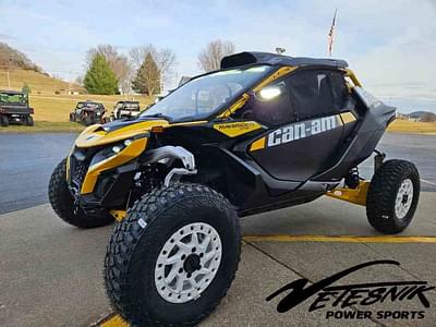 BOATZON | Can-Am® Maverick R X RS with SmartShox Carbon Black  Neo Yellow 2024