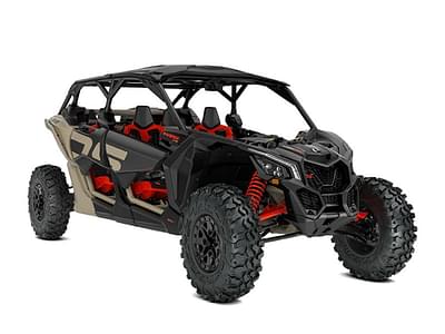 BOATZON | Can-Am® Maverick X3 MAX X ds Turbo RR Desert Tan  Carbon Black  Magma Red 2023