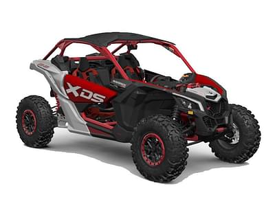 BOATZON | Can-Am® Maverick X3 X DS Turbo RR With SmartShox Fiery Red  Hyper Silver 2025