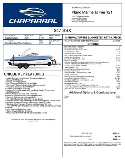 BOATZON | Chaparral 247 SSX 2025