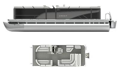 BOATZON | Crest LX 220 Tritoon 2023