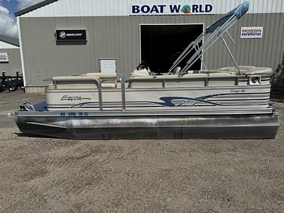 BOATZON | Ercoa Ensign 19 DLX Pontoon with 75HP Mercury Fourstroke 2000