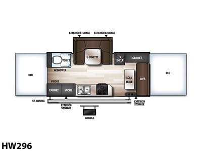 BOATZON | Forest River Rockwood High Wall Series HW296 2023