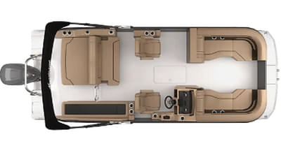 BOATZON | GODFREY FD 2360 SFL 200HP BUNK TRAILER 2025