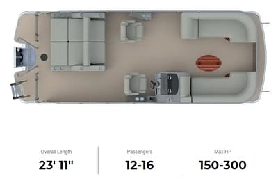 BOATZON | Godfrey MC 235 DFL 2024