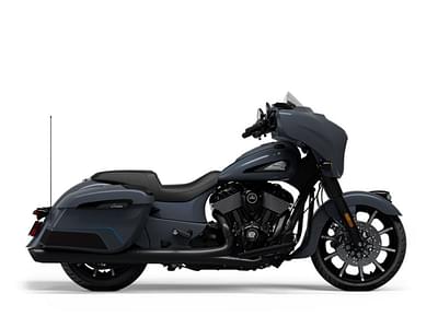 BOATZON | Indian Motorcycle® Chieftain Dark Horse wPowerband Audio Pkg Icon Stealth Gray Azure 2024