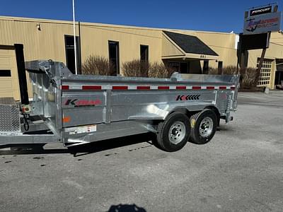 BOATZON | K-Trail Galvanized Dump Trailer wHydro jack HD14 7x14  14klbs 2025