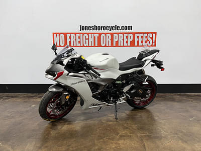 BOATZON | Kawasaki Ninja ZX6R Pearl Robotic WhiteMetallic Graphite Gray 2024