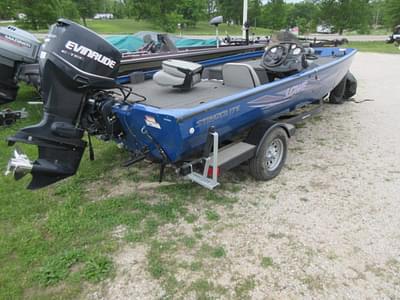 BOATZON | LOWE 1648T Aluminum Bass Boat  90hp Evinrude Outboard 2012