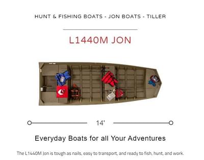 BOATZON | Lowe Boats L1440M Jon 2024