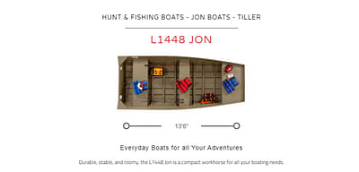 BOATZON | Lowe Boats L1448 Jon 2025