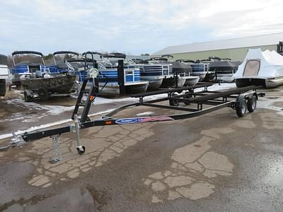 BOATZON | Mid America 20' PTV20T Pontoon Tandem Axle Bunk Trailer 2024