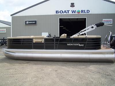 BOATZON | Montego Bay Pontoons 8524BR DLX Quad Lounge Pontoon with BRAND NEW 115HP Mercury 2020