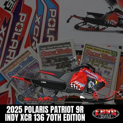 BOATZON | Polaris® 9R Indy XCR 136 70th Anniversary Edition 2025