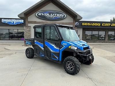 BOATZON | Polaris® RANGER CREW XP 1000 EPS Northstar HVAC Edition Velocity Blue 2017