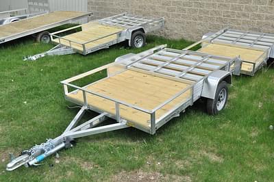 BOATZON | Rugged Terrain 5x8 Aluminum Trailer with Ramp 2024