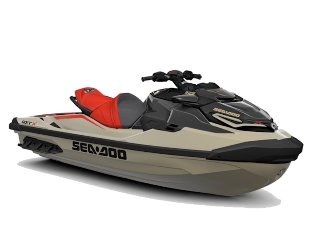 2025 Sea-Doo RXTX 325 Metallic Tan  Lava Red Premium - Sold Boat