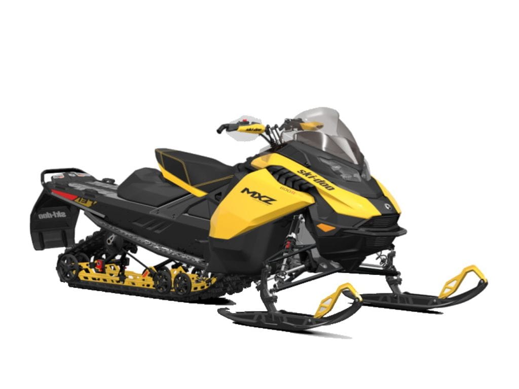 Used Ski-Doo MXZ Adrenaline Rotax 600R ETEC 137 RipSaw 125 Yellow