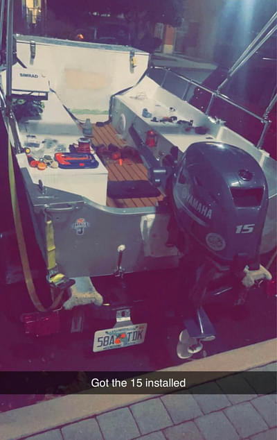 BOATZON | Slightly Used Yamaha 15HP 4-Stroke Outboard Motor Engine for sale