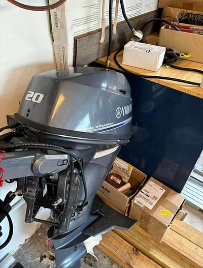 BOATZON | Slightly Used Yamaha 20HP 4-Stroke Outboard Motor Engine for sale