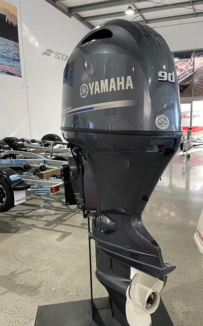 BOATZON | Slightly used Yamaha 90HP 4 Stroke Outboard Motor Engine