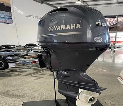 BOATZON | Sliwghtly Used Yamaha 90HP 4 Stroke Outboard Engine