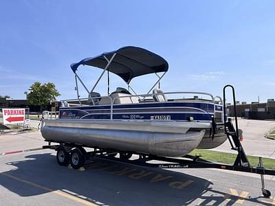 BOATZON | Sun Tracker FISHIN BARGE 22 DLX 2015