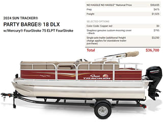 BOATZON | Sun Tracker Party Barge 18 DLX 2025