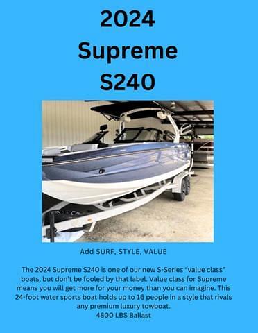 BOATZON | 2024 Supreme S240