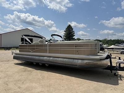 BOATZON | Sylvan 8525 TRIPLE 150HP BUNK TRAILER 2012