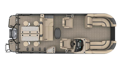 BOATZON | Sylvan L3 DLZ BAR DH 200HP BUNK TRAILER 2025