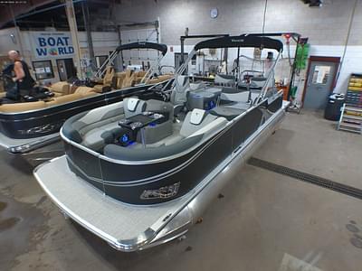 BOATZON | Tahoe Pontoons LTZ 2385 Quad Lounge Shift Flip Tritoon  Honda 4Stroke EFI 2025