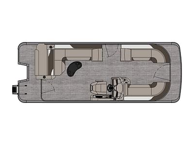 BOATZON | Tahoe Pontoons LTZ Cruise Rear Bench 23 FT 2023