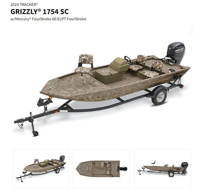 BOATZON | Tracker® Boats Grizzly 1754 SC 2024