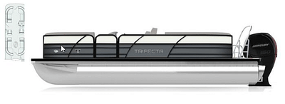 BOATZON | Trifecta Pontoons 2023 Trifecta 24 RF CS 2023