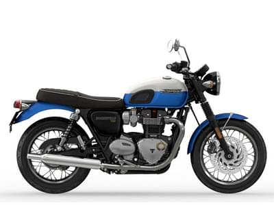 BOATZON | Triumph Bonneville T120 Aegean Blue  Fusion White 2023