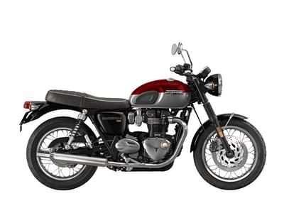 BOATZON | Triumph Bonneville T120 Cordovan RedSilver Ice 2024