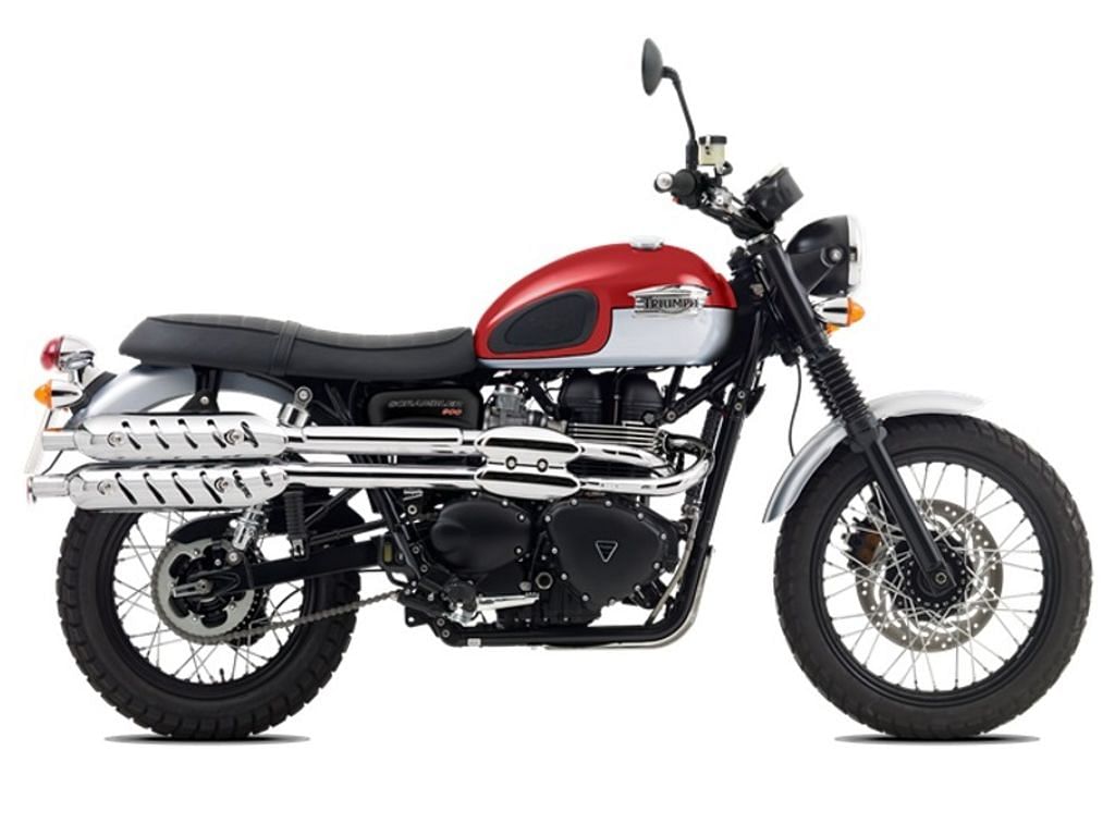 Used Triumph Scrambler Diablo RedLunar Silver 2017 for sale in miami Florida Boatzon