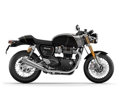 BOATZON | Triumph Thruxton RS Jet Black  Silver Ice 2024