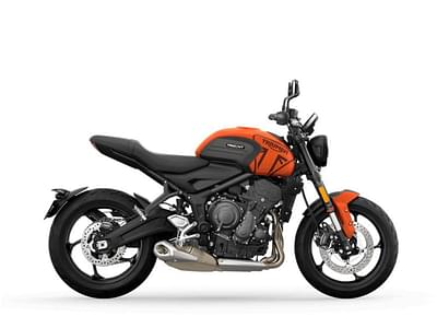 BOATZON | Triumph Trident 660 Matte Baja Orange  Matte Storm Grey 2023