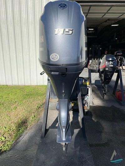 BOATZON | Used v6 4.2l Yamaha outboard has a range of horsepower 115hp . It’s designed for smarter , lighter and faster offshore power for your boat