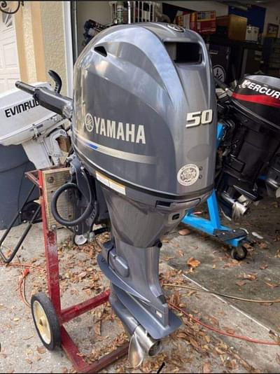 BOATZON | Used Yamaha 50hp 4 stroke Outboard Motor Engine