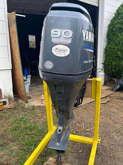 BOATZON | Used Yamaha 90hp 4 stroke Outboard Motor Engine