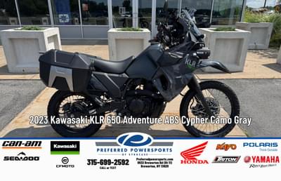 BOATZON | 2023 Kawasaki KLR 650 Adventure ABS Cypher Camo Gray