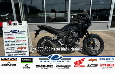 BOATZON | 2024 Honda NX 500 ABS Matte Black Metallic