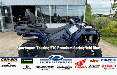 BOATZON | 2025 Polaris Sportsman Touring 570 Premium Springfield Blue